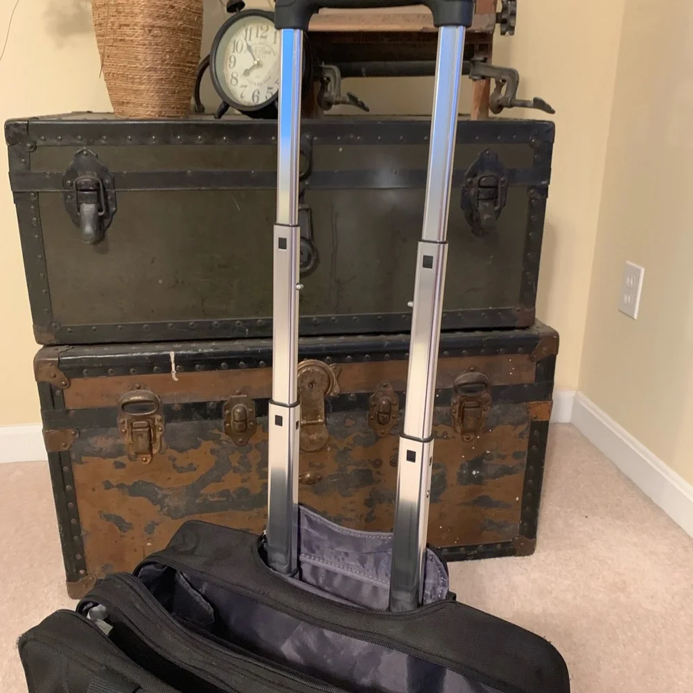 Samsonite Black Laptop Bag Carry-On Rolling Briefcase